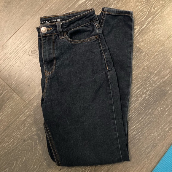 Dark Wash Skinny Jeans - Picture 1 of 3
